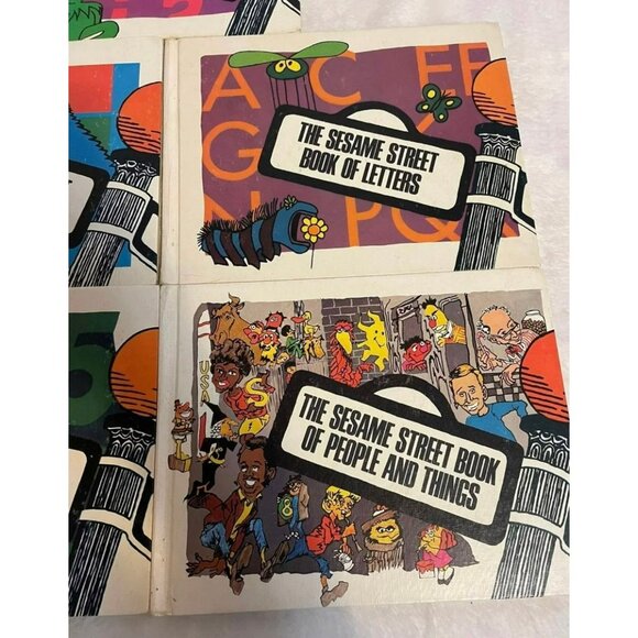 Vintage The Sesame Street Book of Series Set of 5 1970's - Picture 3 of 8